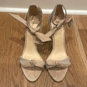 Alexandre Birman Women's Clarita Ankle Tie High Stiletto Heel Sandals size 37.5